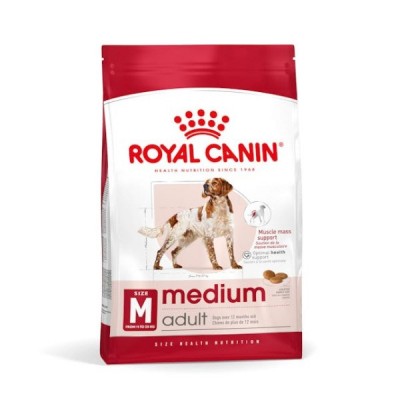 Сува храна за куче Royal Canin Medium Adult 15KG