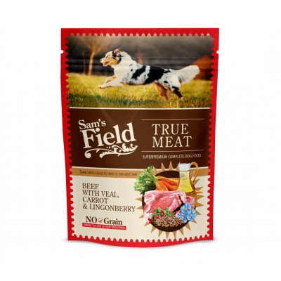 Влажна храна за куче Sam's Field Beef & Veal  260GR