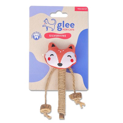 Играчка за маче GLEE Fox with Silvervine