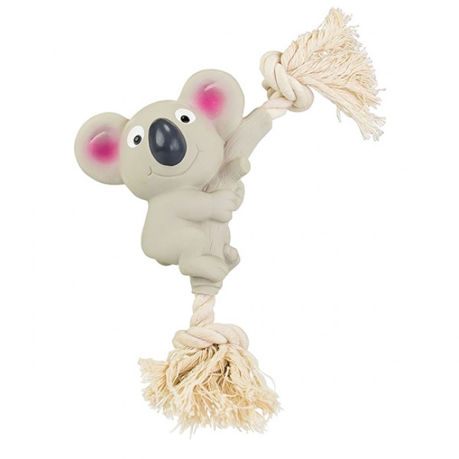 Играчка за куче HipHop koala on cotton rope 