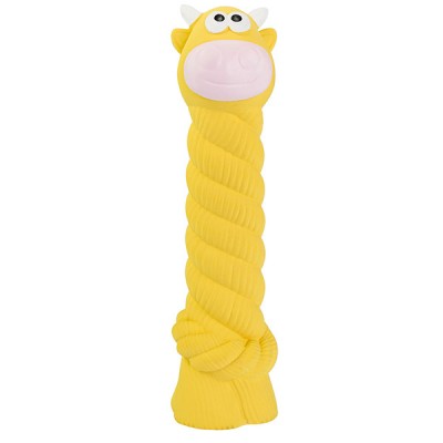 Играчка за куче HipHop Dog Toy Twisted Neck Cow 15CM