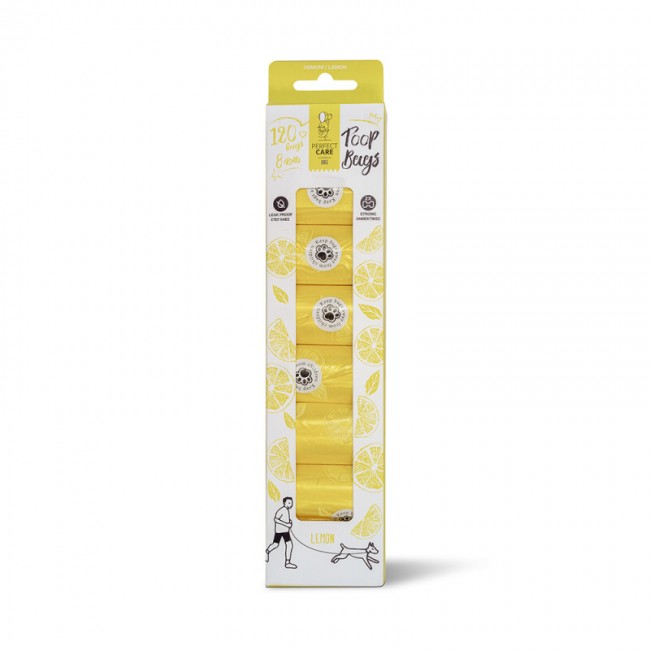 Кеси за измет Perfect Care Poop Bugs Lemon