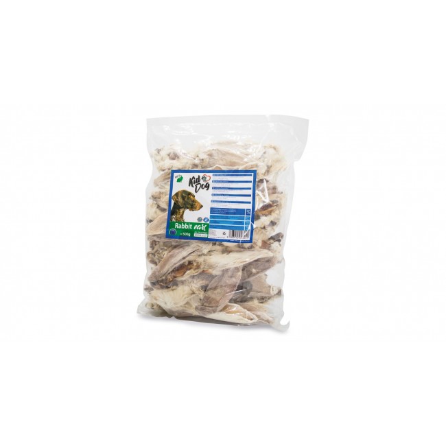 Награда за куче Kiddog Rabbit Ears with Fur 40/1 500 GR