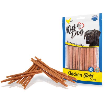 Месната награда за куче KIDDOG Chicken Sticks 80GR