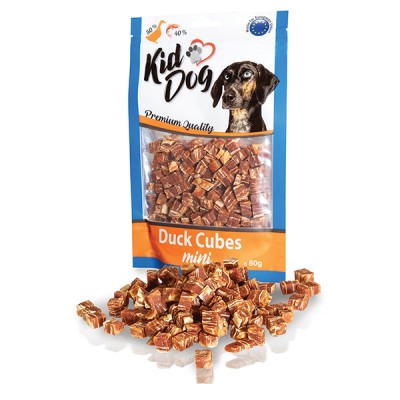 Месната награда за куче  KIDDOG Duck Cubes Mini 80GR  