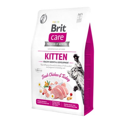 Сува храна за маче Brit Care Kitten Grain Free 7kg