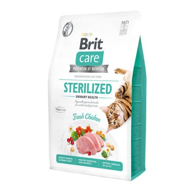 Сува храна за маче Brit Care Cat Sterilized Chicken 7kg