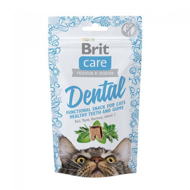 Закуски за маче Brit Care Dental Care 50GR