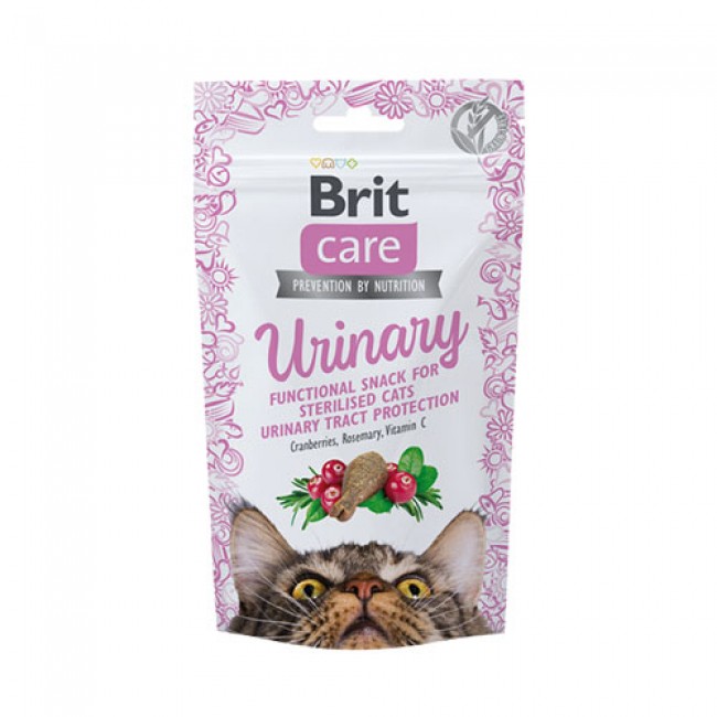 Закуска за маче Brit Care Cat Snack Urinary 50gr