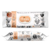 Влажни марамици за миленици Perfect Care Almond Milk 80 Wipes