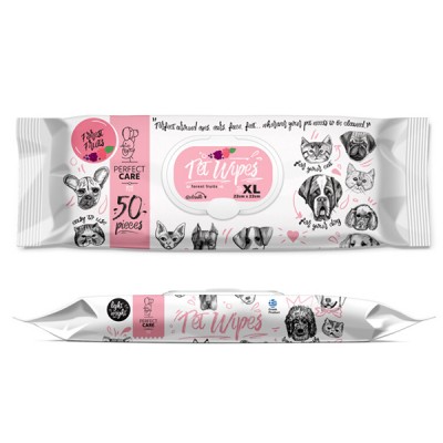 Влажни марамици за миленици Perfect Care Forest Fruit 50 Wipes