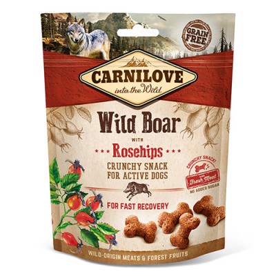 Крцкава награда за куче Carnilove Wild Boar & Rosehips 200GR
