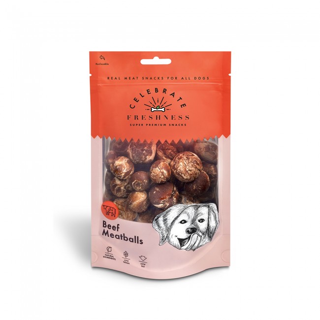 Месната награда за куче Beef Meatballs 100GR