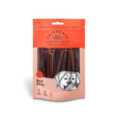 Месната награда за куче Grain Free Beef Sticks 100GR