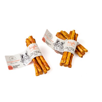 Колаген награда за куче Collagen Salmon Rolls 5×12.5cm