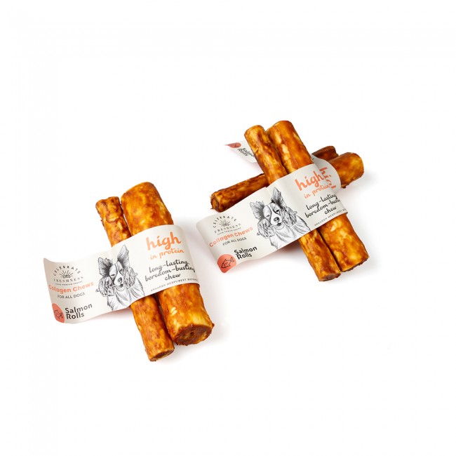 Колаген награда за куче Collagen Salmon Rolls 2×12.5cm