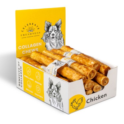 Колаген награда за куче Collagen Chicken Rolls 1x25cm
