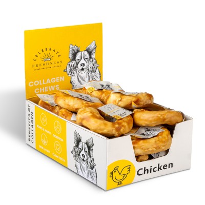 Колаген награда за куче Collagen Chicken Donut 1x10cm