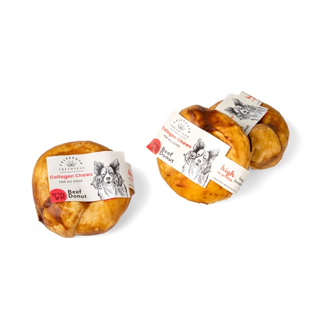 Колаген награда за куче Collagen Beef Donut 1x10cm