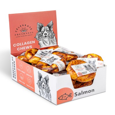 Колаген награда за куче Collagen Salmon Donut 1x10CM