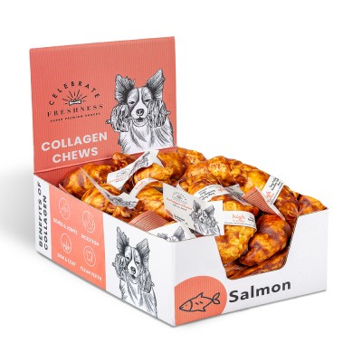 Колаген награда за куче Collagen Salmon Croissant 1x9CM