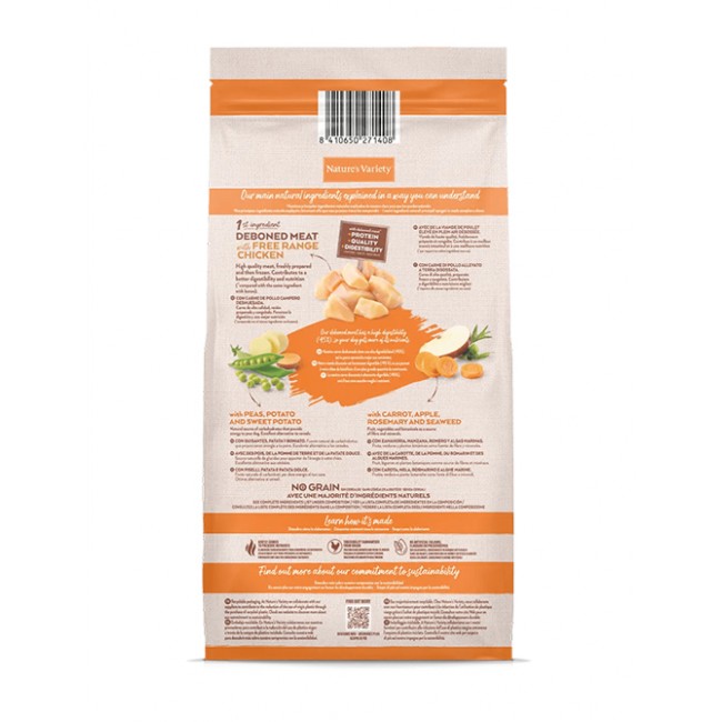 Сува храна за куче Nature’s Variety Mini Adult Chicken 7 KG