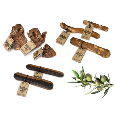 Природна награда за куче Natural Ebony Wood With Olive Oil 221-450gr