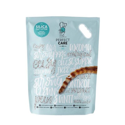 Силиконски песок за мачки Perfect Care Silica Cat litter Natural 5.8 L
