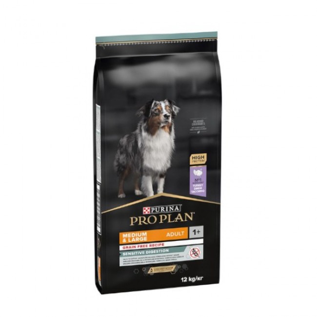 Сува храна за куче Purina Pro Plan Adult Turkey 12KG