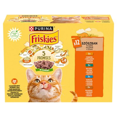 Влажна храна за маче Friskies 5 Promises 12x85gr