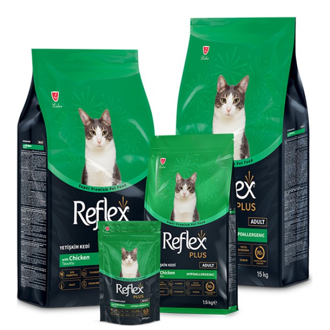 Сува храна за маче Reflex Plus Adult Cat Chicken 15kg 