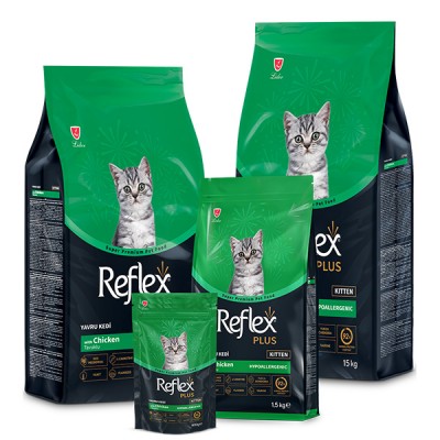 Сува храна за маче Reflex Plus Kitten Chicken 15kg 