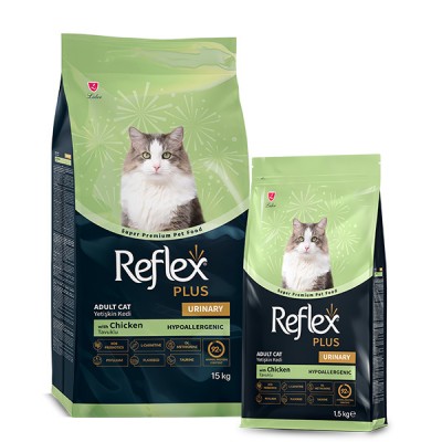 Сува храна за маче Reflex Plus Adult Cat Chicken Urinary 15kg 