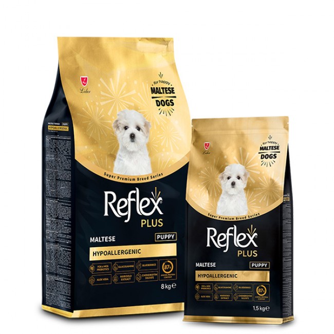 Сува храна за куче Reflex Plus Maltese Puppy Chicken 8kg