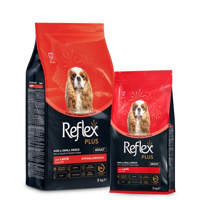 Сува храна за куче Reflex Plus Mini And Small Adult Dog Lamb 8kg