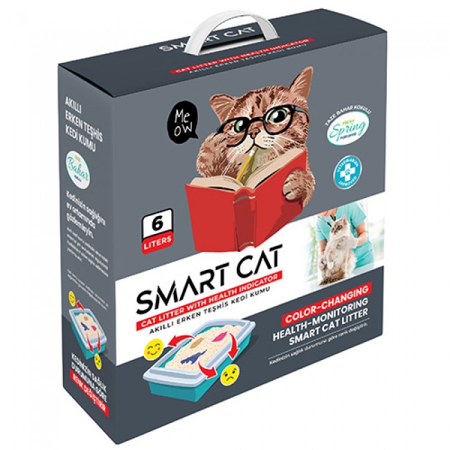 Песок за мачки Smart Cat Color-Changing Health-Monitoring Litter 6L
