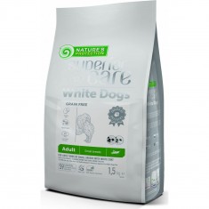 Сува храна за куче Natures Protection Superior care white coat insects 1.5kg