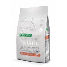 Сува храна за куче Natures Protection Superior care white coat salmon adult 1.5kg