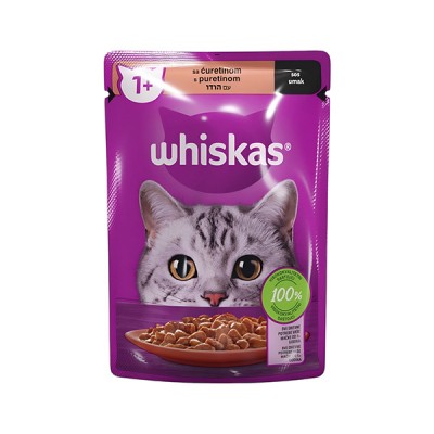 Влажна храна за маче Whiskas Turkey Sauce 85 gr