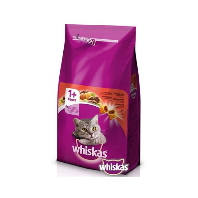 Сува храна за маче Whiskas Adult Beef 14kg